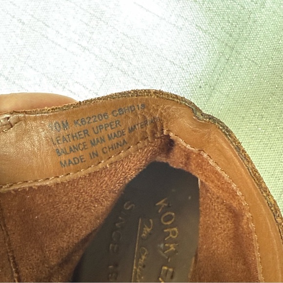 Kork-Ease Giba Ruched Ankle Bootie/Side Zip Size US 10M Brown Siena Suede - Picture 9 of 12